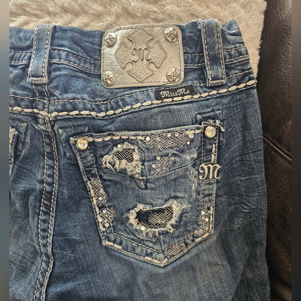 Womens Miss Me Jeans Size 29 Bootcut Midrise